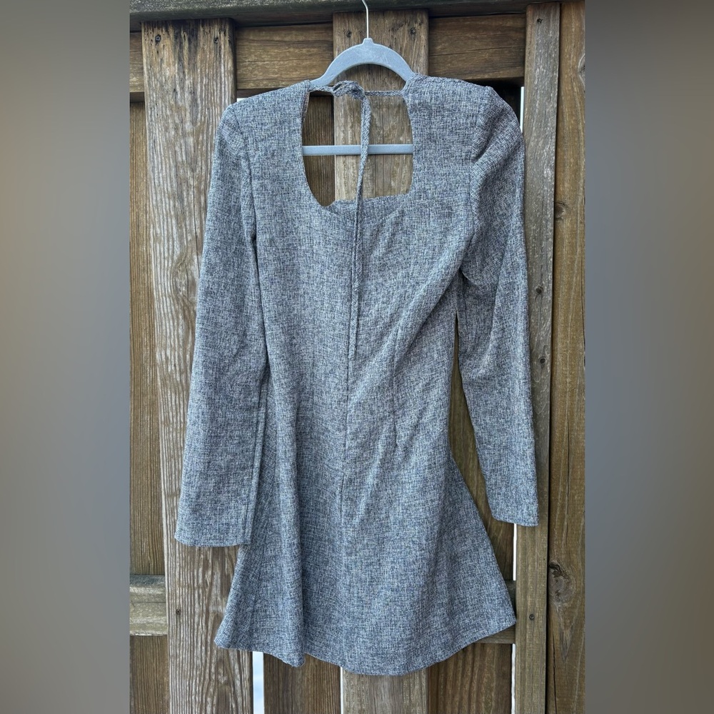 Gray Mini Dress - Picture 4 of 6